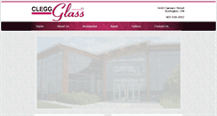 Desktop Screenshot of cleggglass.com